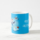 Santa kommt kaffeetasse (VorderseiteRechts)