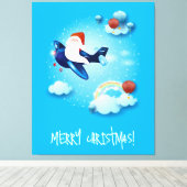 Santa kommt leinwanddruck (Insitu (Holzboden))