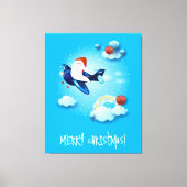 Santa kommt leinwanddruck (Vorderseite)