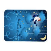 Santa kommt Magnet (Horizontal)