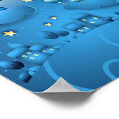 Santa kommt poster (Ecke)