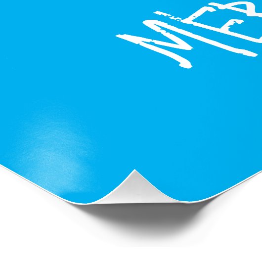 Santa kommt poster (Ecke)