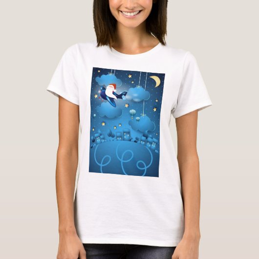 Santa kommt T - Shirt (Vorderseite)