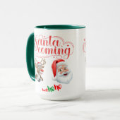 Santa kommt tasse (Vorderseite Links)