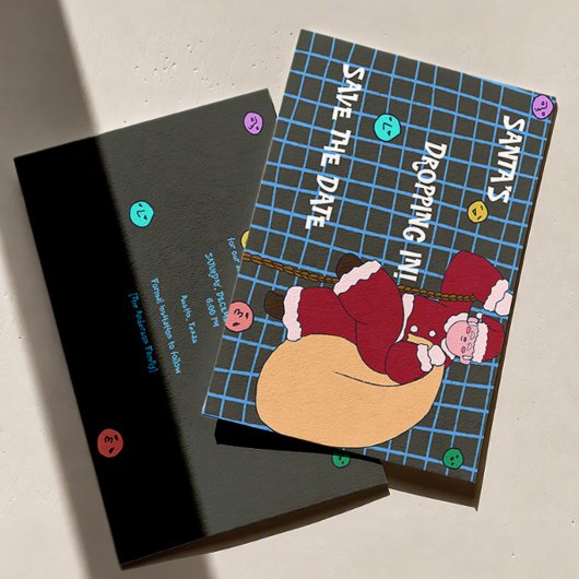 Santa kommt vorbei save the date