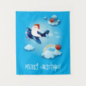 Santa kommt wandteppich (Vorderseite)