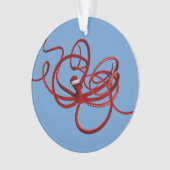 Santa Kraken Ornament (Vorderseite)