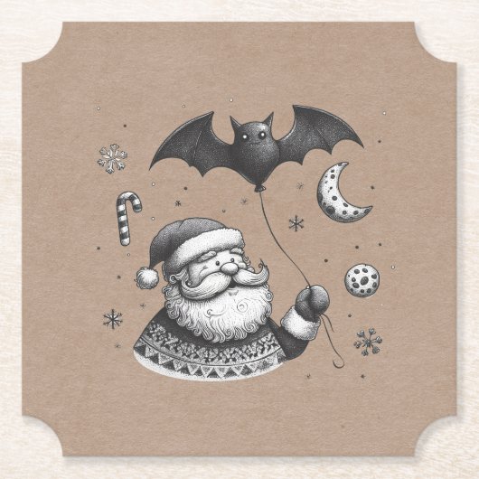 Santa Krallen Untersetzer (Vorderseite)