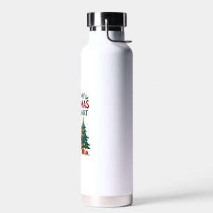 Santa Kuh Weihnachtsbaumlichter Dies ist mein Weih Trinkflasche