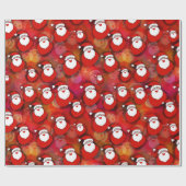 Santa lächelnd geschenkpapier (Flach)