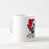 Santa Lagotto Romagnolo Frohe Weihnachtsmama Kaffeetasse (Vorderseite Links)