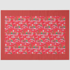 Santa Land Seidenpapier
