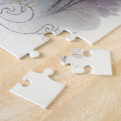 Santa Lantern Walk Winter Hütte Szene Puzzle (Seite)