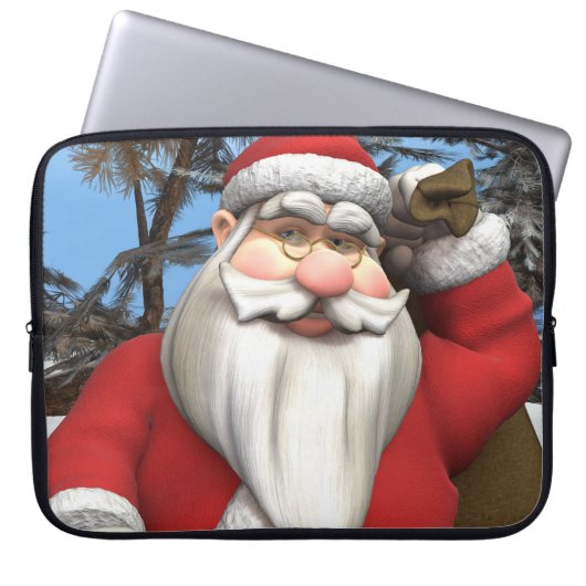Santa Laptopschutzhülle (Vorderseite)