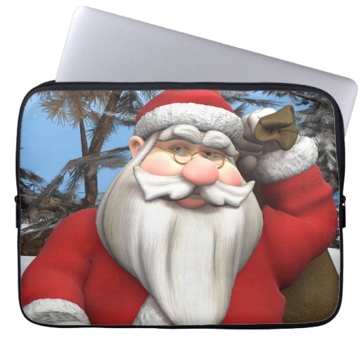 Santa Laptopschutzhülle (Vorderseite)