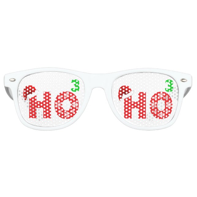 Santa Laugh zu Weihnachten Sonnenbrille (Vorderseite)