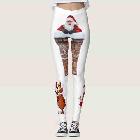 Santa-Leggings Leggings (Vorderseite)