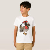 Santa Lesser Prairie-Chicken T-Shirt (Vorne ganz)