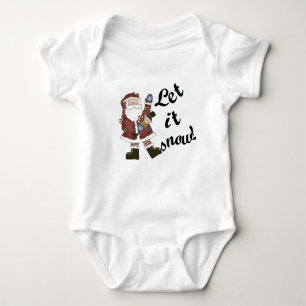 Santa Let it Schnee T - Shirt und Geschenke