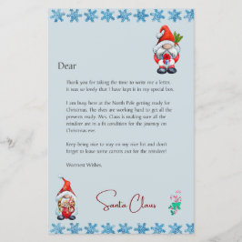 Santa Letter Anpassbarer Weihnachtsbrief