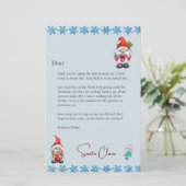 Santa Letter Customizable Christmas Letter (Stehend Vorderseite)