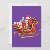 Santa Letter Einladung (Rückseite)