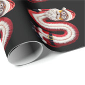 Santa Letter S Geschenkpapier (Rolleneckpunkt)