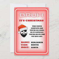 Santa Letter to Teen | Weihnachtsliste