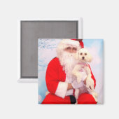Santa Liebe Hunde Magnet (Vorderseite/Rückseite)