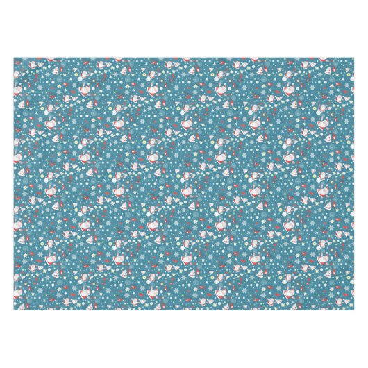 Santa Liebe Pattern Tischdecke (Vorderseite (Horizontal))