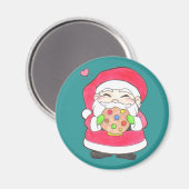 Santa Lieben Cookies Magnet (Vorderseite/Rückseite)