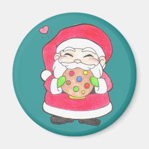 Santa Lieben Cookies Magnet