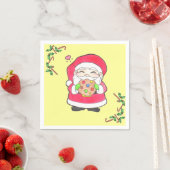 Santa Lieben Cookies Napkins Serviette (Beispiel)