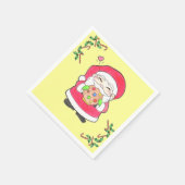 Santa Lieben Cookies Napkins Serviette (Ecke)
