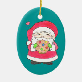 Santa Lieben Cookies Ornament
