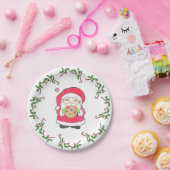 Santa Lieben Cookies Papier Teller (Party)