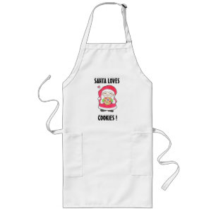 Santa Lieben Cookies Schürze
