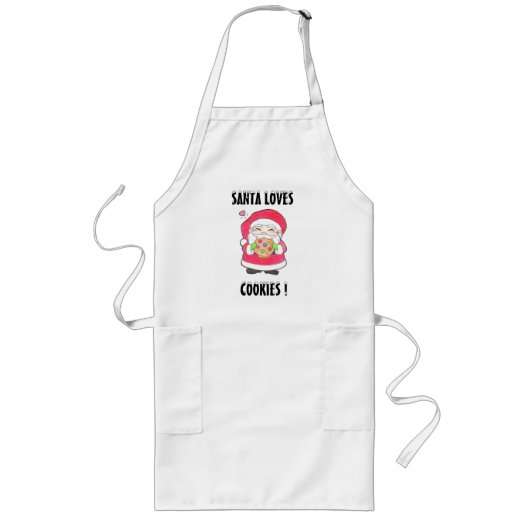 Santa Lieben Cookies Schürze (Vorne)