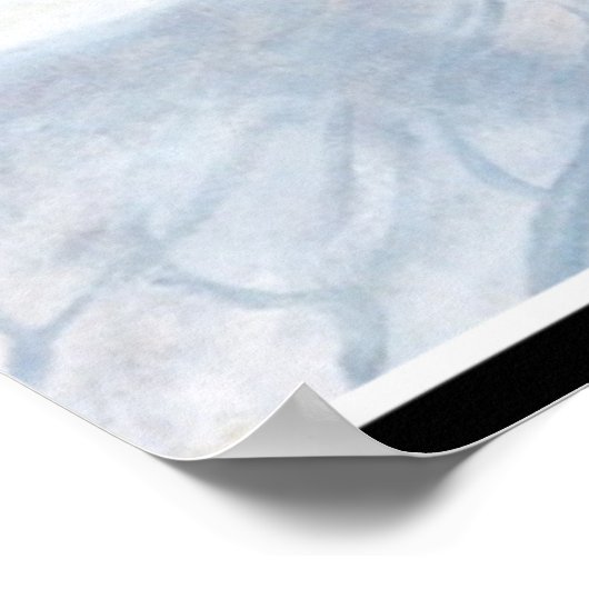 Santa liefert Bücher von Wyeth Poster (Ecke)