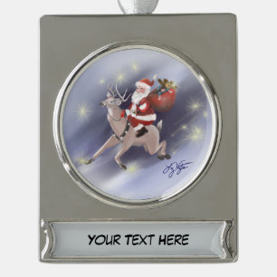 Santa liefert Ornament