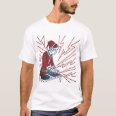 Santa Lightning Mix T-Shirt (Vorderseite)