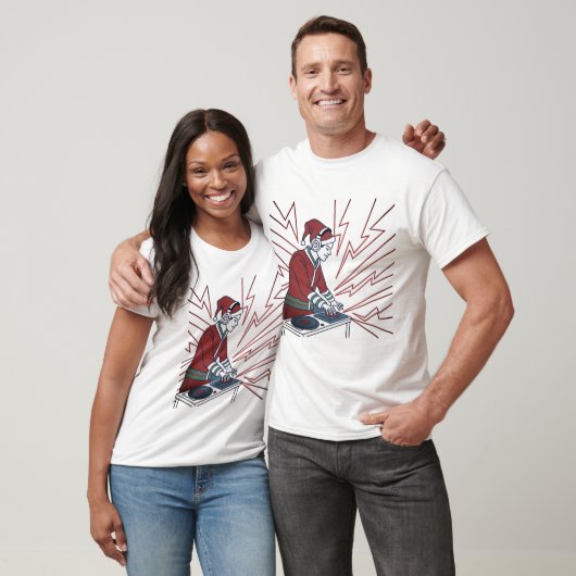 Santa Lightning Mix T-Shirt (Unisex)