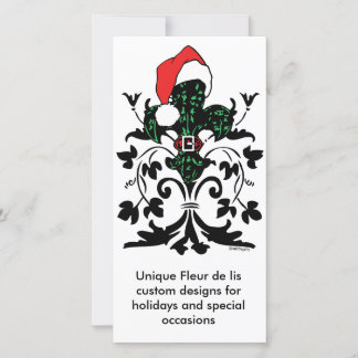 Santa Lilie Feiertagskarte