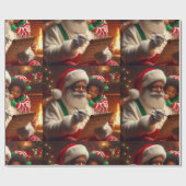 Santa List Geschenkpapier (Flach)