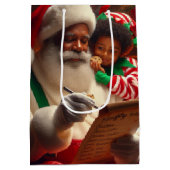 Santa List Mittlere Geschenktüte (Rückseite)