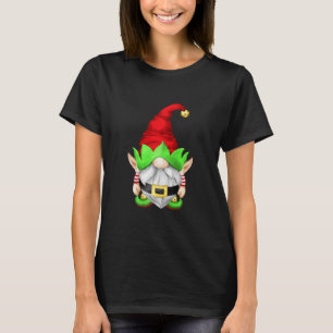 Santa Little Helper mit Elf Ohren Frohes Weihnacht T-Shirt