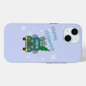Santa LKW Vorderansicht Frohe Weihnachten Case-Mate iPhone Hülle (Rückseite (Horizontal))