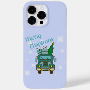 Santa LKW Vorderansicht Frohe Weihnachten Case-Mate iPhone 14 Pro Max Hülle