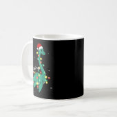 Santa Loch Ness Monster Christmas Nessie Boys Girl Kaffeetasse (Vorderseite Links)