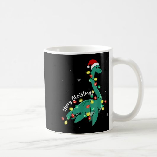 Santa Loch Ness Monster Christmas Nessie Boys Girl Kaffeetasse (Rechts)